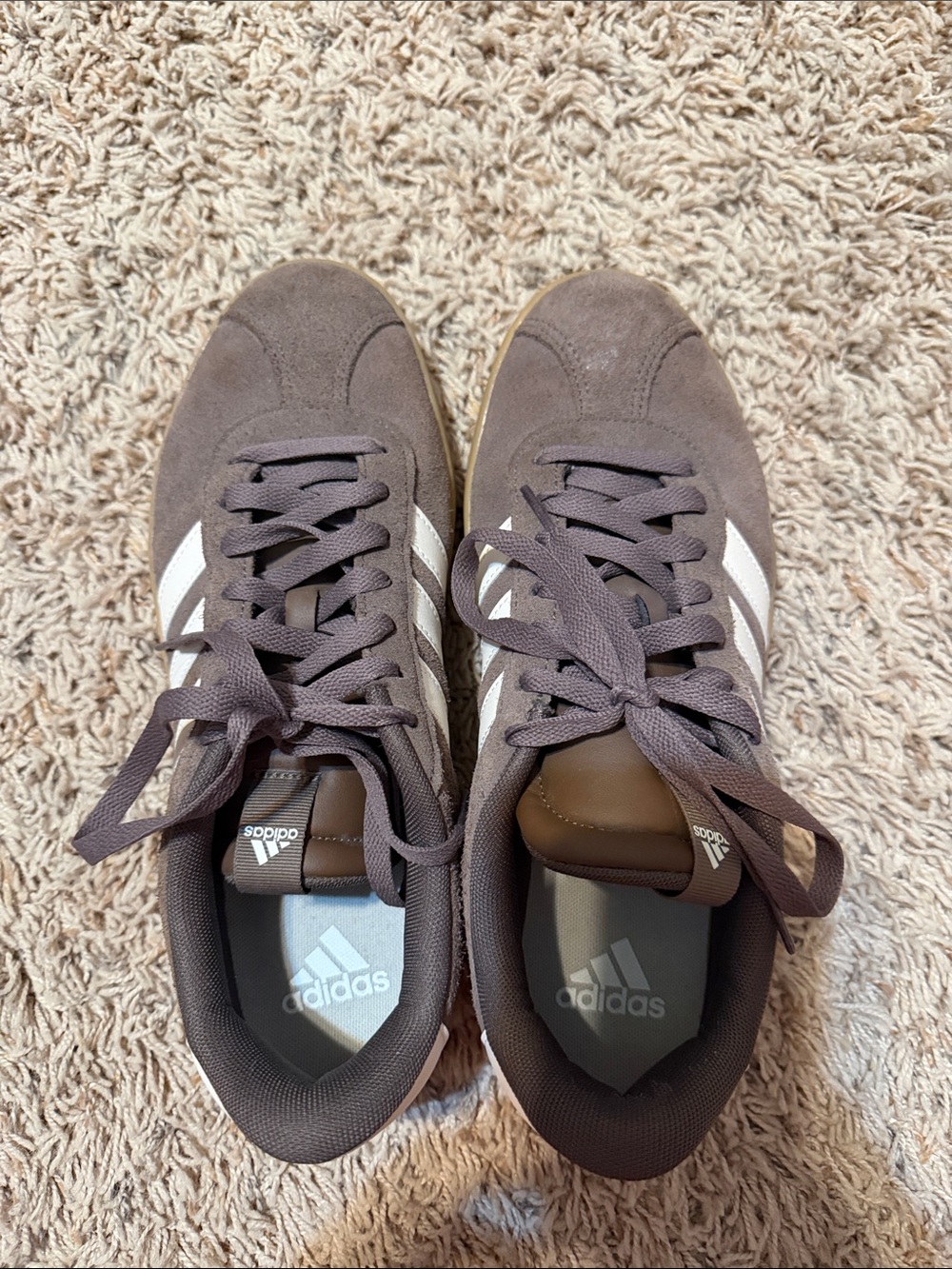 Casual adidas Sneakers in Brown and White - Picture 2 of 5